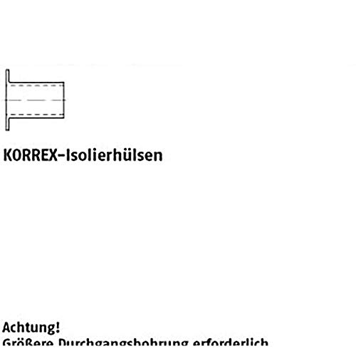 KORREX-Isolierhülsen ART 88498 KORREX-Isolierhüls. Kunstst. weiß f. M 4 Länge 10 VE=S 100 Stück KORREX-Isolierhülsen ART 88498 KORREX-Isolierhüls. Kunstst. weiß f. M 4 Länge 10 VE=S 100 Stück von michl