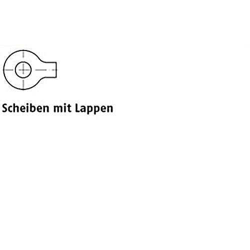 Scheiben DIN 93 A 2 10,5 A 2 VE=S 25 Stück von michl