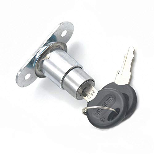 micoshop 2 Sets 16 mm Zinklegierung Schloss Möbel Schublade Schreibtisch Schloss Kleiderschrank Aktenschrank DIY Schrank mit 2 Schlüsseln von micoshop