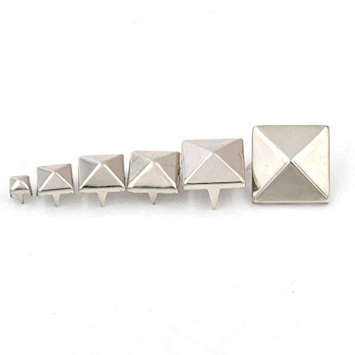 micoshop Pyramiden-Nieten, für Handtaschen, Taschen, Kleidung, Schuhe, Lederwaren, 15 mm, 500 Stück micoshop Pyramiden-Nieten, für Handtaschen, Taschen, Kleidung, Schuhe, Lederwaren, 15 mm, 500 Stück von micoshop