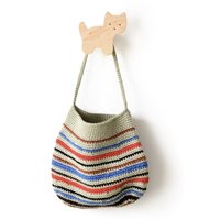 Holzkatze Wandhaken Handtuch, Rucksackhaken Tier von mielasiela