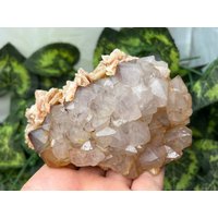Amethyst Phantom Calcit Marokko Natürliche Kristall Mineralien Probe Cluster Souvenirs von migiminerals