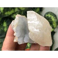 Calcit Chalcedon Bulgarien Natürliche Kristallmineralien Mustercluster Souvenirs von migiminerals