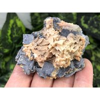 Calcit Galena Madan Bulgarien Natürliche Kristallmineralien Mustercluster Souvenirs Wholesalemineralsbox von migiminerals