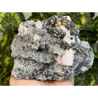 Calcit Galenit Chalcopyrit Sphalerit Pyrit Madan Bulgarien Natürliche Kristall Mineralien Muster Clusters Wholesalemineralsbox von migiminerals