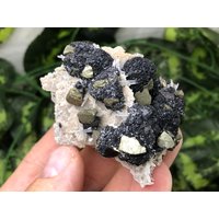 Chalcopyrit Quarz Sphalerit Madan Bulgarien Natürliche Kristall Mineralien Probe Cluster Souvenirs von migiminerals