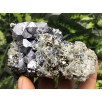 Erma Reka Bulgarien Kristallmineralien, Galena-Pyrit-Sphalerit-Quarz-Gyudyurska-Mine, Natürliches Exemplar von migiminerals
