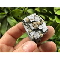 Galena Calcit Chlorit Madan Bulgarien Natürliche Kristall Mineralien Probe Cluster Souvenirs von migiminerals