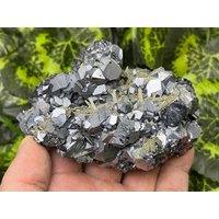 Galena Quartz Calcit Madan Bulgarien Natürliche Kristall Mineralien Probe Cluster Souvenirs Wholesalemineralsbox von migiminerals