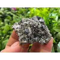 Galena Quartz Pyrit Calcit Madan Bulgarien Natürliche Kristall Mineralien Probe Cluster Souvenirs Wholesalemineralsbox von migiminerals