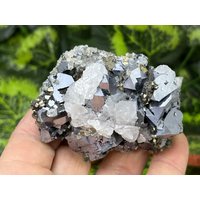 Galenit Calcit Pyrit Madan Bulgarien Natürliche Kristall Mineralien Probe Cluster Souvenirs Wholesalemineralsbox von migiminerals