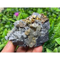 Galenit Chalcopyrit Quarz Calcit Pyrit Erma Reka Bulgarien Natürliche Kristall Mineralien Muster Cluster Souvenirs Wholesalemineralsbox von migiminerals