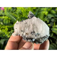 Manganocalcit Fluoreszierend Quarz Galena Sphalerit Chalkopyrit Madan Bulgarien Natürliche Kristall Mineralien Probe Cluster Souvenirs von migiminerals