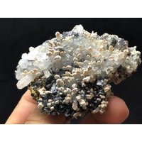 Pyrit Quarz Calcit Sphalerit Borieva Mine Madan Bulgarien von migiminerals