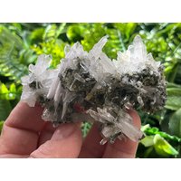 Quartz Calcit Epydote Chlorit Madan Bulgarien Natürliche Kristall Mineralien Probe Cluster Souvenirs Wholesalemineralsbox von migiminerals