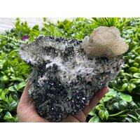 Quarz Calcit Sphalerit Chalkopyrit Galena Pyrit Natürlicher Kristall Mineralien Probestück Cluster-Souvenirs von migiminerals