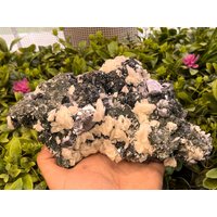 Quarz Calcit Sphalerit Galena Chlorit Madan Bulgarien Natürlichen Kristall Mineralien Probe Cluster Souvenirs von migiminerals