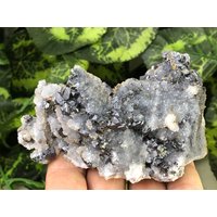 Quarz Chalcedon Sphalerit Madan Bulgarien Natürliche Kristall Mineralien Probe Cluster Souvenirs von migiminerals