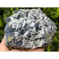 Quarz Galena Chalkopyrit Madan Bulgarien Natürliche Kristallmineralien Mustercluster Souvenirs Wholesalemineralsbox von migiminerals