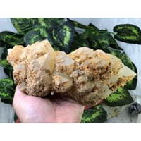 Quarz-Kalzit-Limonit Madan Bulgarien Natürliche Kristallmineralien Probe-Cluster-Souvenirs von migiminerals