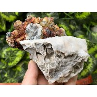 Quarz Limonit Hämatit Chalkopyrit Malachit Bulgarien Natürliche Kristallmineralien Mustercluster Souvenirs Wholesalemineralsbox von migiminerals