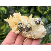 Quarz Limonit Hämatit Pyrit Madan Bulgarien Natürliche Kristall Mineralien Probe Cluster Souvenirs Wholesalemineralsbox von migiminerals