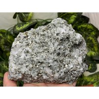 Quarz Pyrit Calcit Bulgarien Natürliche Kristallmineralien Mustercluster Souvenirs Wholesalemineralsbox von migiminerals