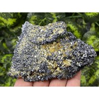 Quarz Sphalerit Chalcopyrit Madan Bulgarien Natürliche Kristall Mineralien Probe Cluster Souvenirs von migiminerals