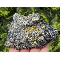 Quarz Sphalerit Chalkopyrit Madan Bulgarien Natürlichen Kristall Mineralien Muster Cluster Souvenirs von migiminerals