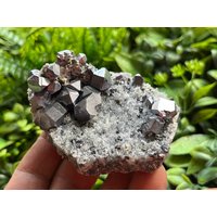 Quarz Sphalerit Galena Madan Bulgarien Natürliche Kristall Mineralien Probe Cluster Souvenirs Wholesalemineralsbox von migiminerals
