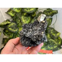 Quarz Sphalerit Pyrit Madan Bulgarien Natürliche Kristallmineralien Mustercluster Souvenirs Wholesalemineralsbox von migiminerals