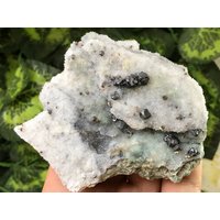 Sphalerit Chalcedon Quartz Madan Bulgarien Natürliche Kristall Mineralien Probe Cluster Souvenirs von migiminerals