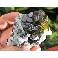 Sphalerit Quarz Galena Madan Bulgarien Natürliche Kristallmineralien Mustercluster von migiminerals