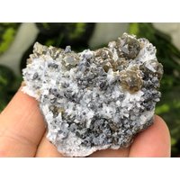 Sphalerit Quarz Galena Madan Bulgarien Natürliche Kristallmineralien Mustercluster von migiminerals