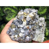 Sphalerit-Quarz-Pyrit-Galena-Calcit-Deveti Septemvri Mine-Madan Bulgarien Natürliche Kristallmineralien Sphalerit-Quarz-Pyrit-Galena-Calcit-Deveti Septemvri Mine-Madan Bulgarien Natürliche Kristallmineralien von migiminerals