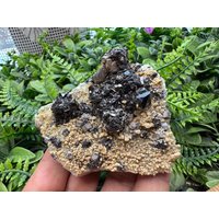 Wunderbare Quarz Sphalerit Calcit Borieva Mine Madan Bulgarien von migiminerals