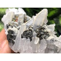 Wunderbarer Quarz Chalkopyrit Calcit Sphalerit Krushev Dol Mine Madan Bulgarien von migiminerals