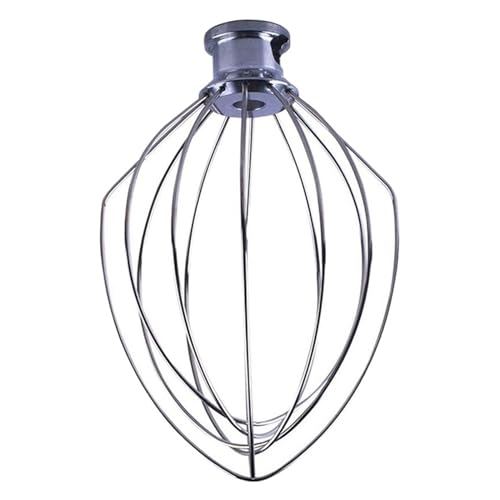 mijob 8X Drahtpeitschenaufsatz, kompatibel for Standmixer mit kippbarem Kopf, kompatibel mit Kitchenaid K5AWW 5 Quart KSM50, KSM5 Eiercremerührer-Zubehör von mijob
