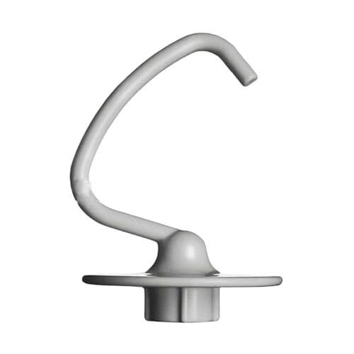 mijob Knethaken Flex Edge Beater/Standmixer Teile, kompatibel mit KitchenAid 4,5–5 Qt Prozessorzubehör Flex Edge Schüsselschaber von mijob