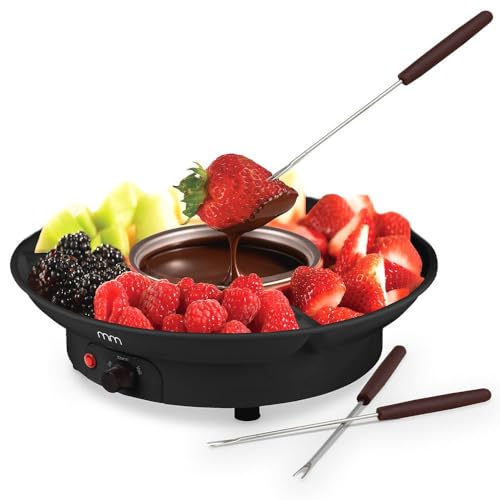 Mikamax Electric Fondue Set - Fondue - Fondue Elektrisch - Fondue Set - Käse Fondue - Fondue Schokolade von mikamax