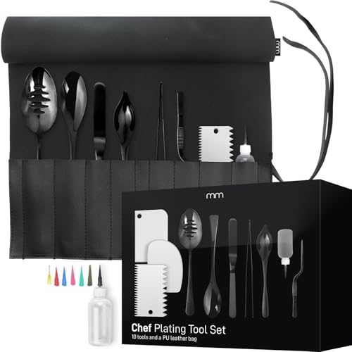 mikamax - mm - Chef's Plating Tool Set - Kueche Chef kochutensilien - Kulinarische beschichtungsset - Plating kit von mikamax