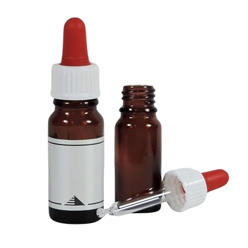 2 Pipettenflaschen 10ml / Apothekerflaschen in Braunglas -made in germany von mikken