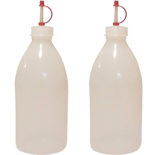 2 x Medizinflasche 500 ml Spritzflasche Tropfflasche BPA-frei made in Germany, inkl Einfülltrichter von mikken