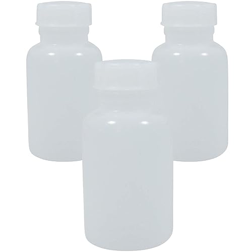 3 x Weithalsflasche 250 ml Laborflasche Chemikalienflasche aus LDPE Kunststoff made in germany von mikken