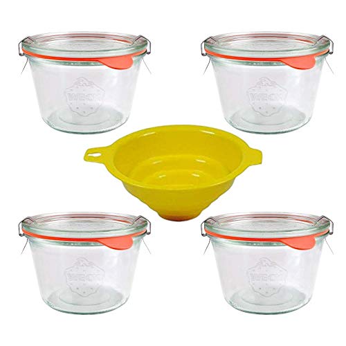 4 Weckgläser Rundrandgläser in Sturzform 250 ml inkl Zubehör 4 Weckgläser Rundrandgläser in Sturzform 250 ml inkl Zubehör von mikken