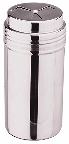 Grosser Gewürzstreuer Rub-Streuer 400 ml, 3 verschiedene Lochungen aus Edelstahl Grosser Gewürzstreuer Rub-Streuer 400 ml, 3 verschiedene Lochungen aus Edelstahl von mikken