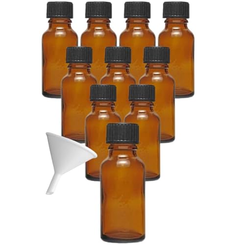 mikken 10 x braune Apothekerflasche 20ml made in Germany, inkl Beschriftungsetiketten + Trichter mikken 10 x braune Apothekerflasche 20ml made in Germany, inkl Beschriftungsetiketten + Trichter von mikken
