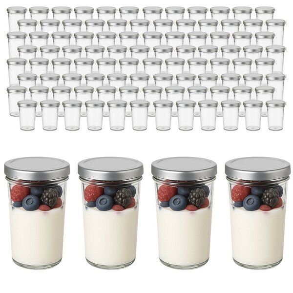 mikken 100 Dessertgläser 150 ml Einmachgläser mit Schraubdeckel mikken 100 Dessertgläser 150 ml Einmachgläser mit Schraubdeckel von mikken