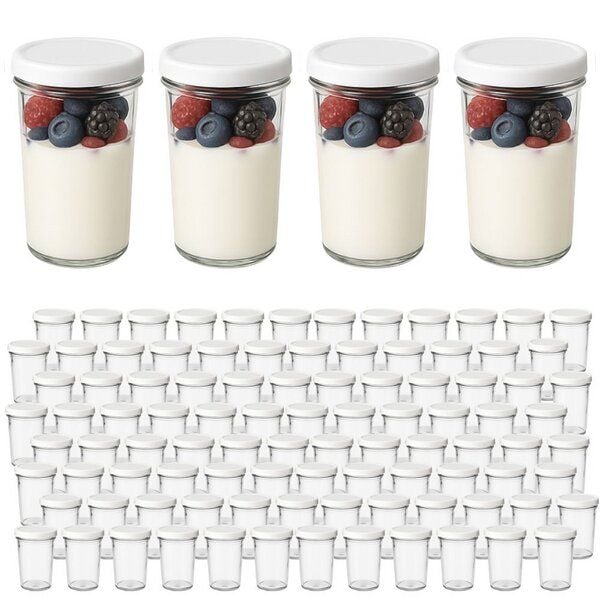 mikken 100 Dessertgläser 150 ml Einmachgläser mit Schraubdeckel mikken 100 Dessertgläser 150 ml Einmachgläser mit Schraubdeckel von mikken