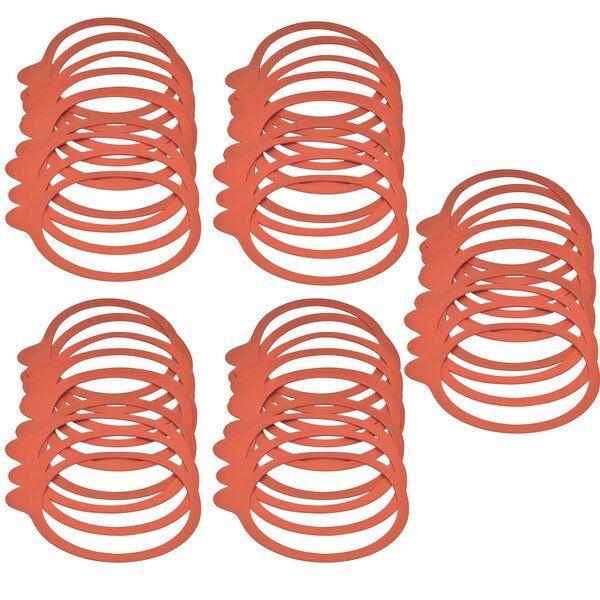 mikken 50 Einkochringe 94x108mm für WECK-Gläser aus Naturkautschuk RR10 von mikken